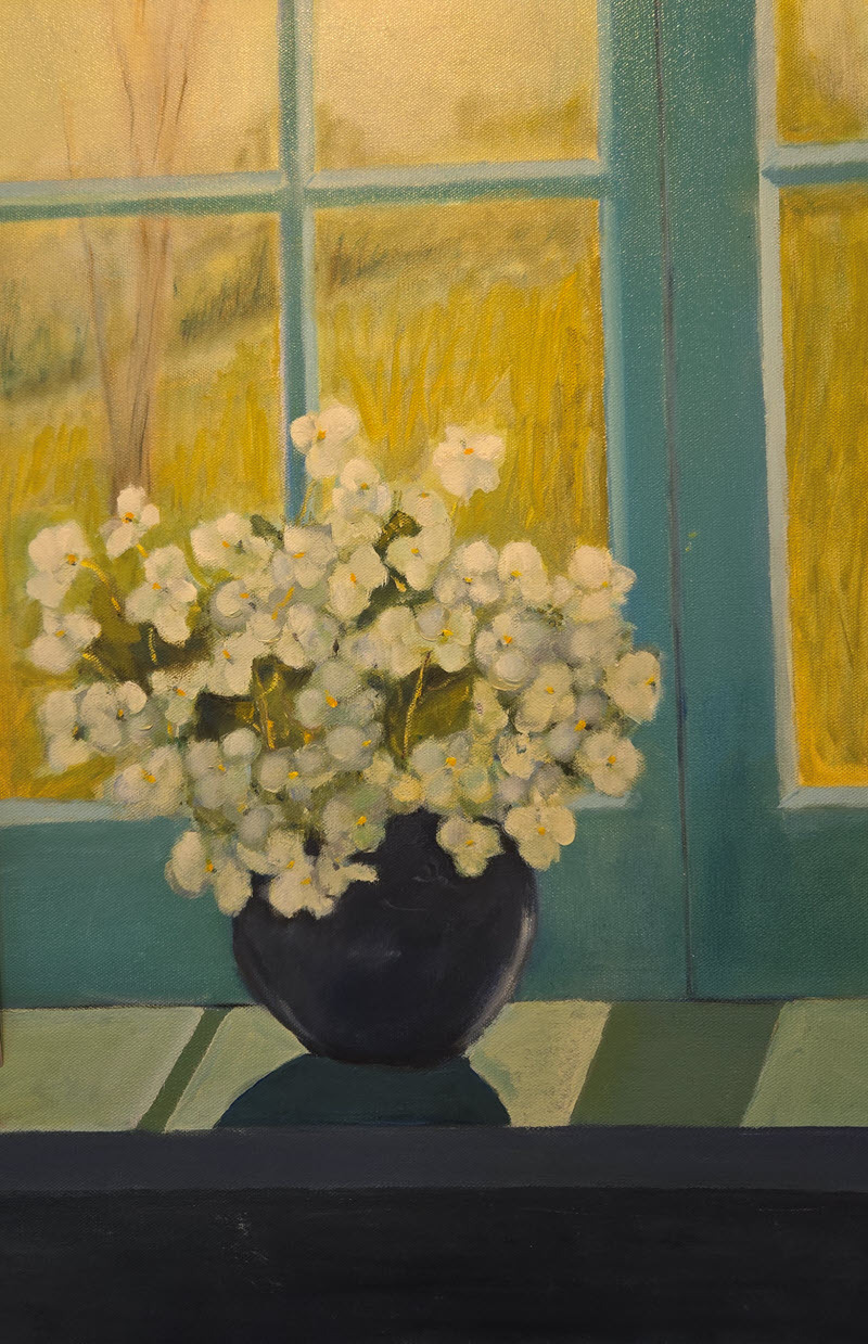"Beauty on a Window Sill" by Kathleen Wilkins